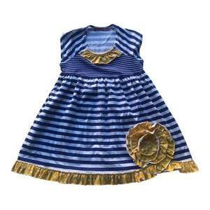 Girl Size 5 Jelly the Pug Dress Summer Casual Sundress 438